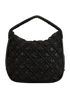 Quilted Hobo, &pound;1,200, Handbags, Black, Leather, Back view